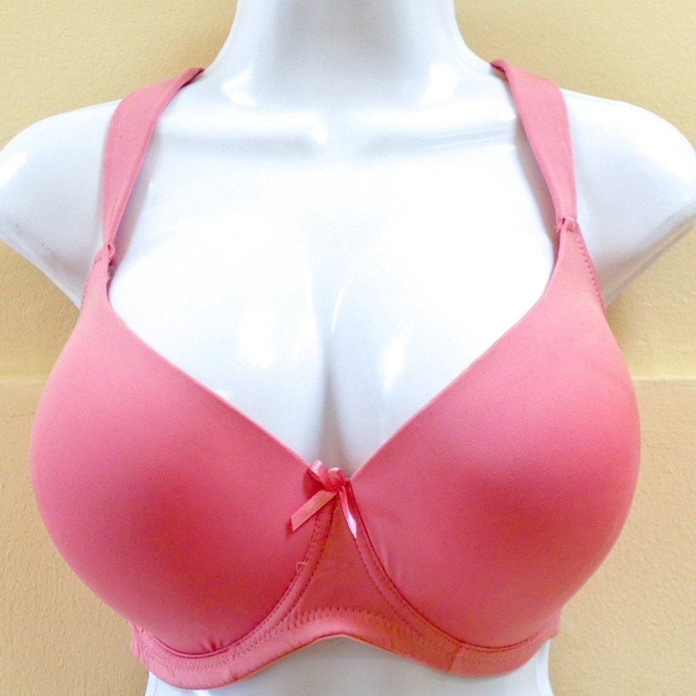 42D Laura Ashley Bra in Pink / Coral